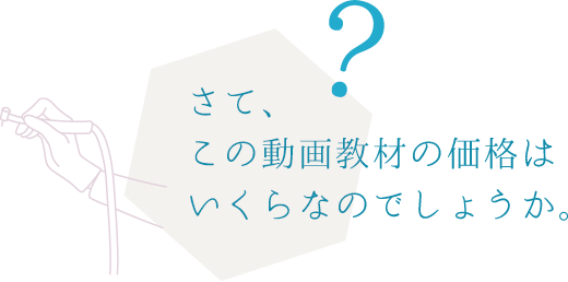 さて、この動画教材の価格はいくらなのでしょうか。