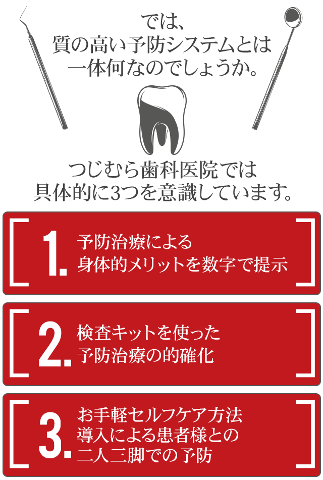 では、質の高い予防システムとは一体何なのでしょうか。